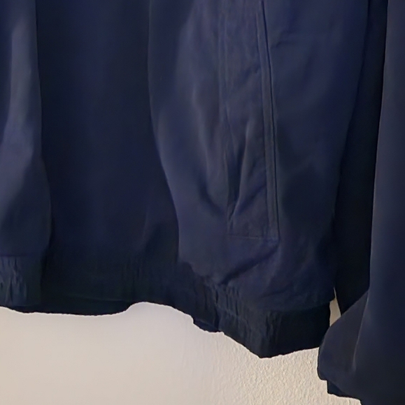 Vintage Tourney Jacket  Blue Gore Tex Windbreaker Pullover Waterproof  Sz XL - Picture 2 of 9